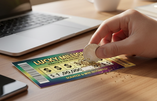 Cào vé số cho vui, cô gái trúng luôn giải độc đắc, phải nghỉ làm một ngày để bình tĩnh