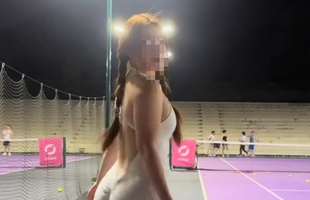 Mặc đồ bó sát rồi công khai mục đích ra sân để "check body", cô gái hứng "gạch đá"