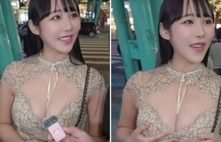 Xác nhận vẻ đẹp tự nhiên khi được phỏng vấn, cô nàng hot girl bỗng nổi như cồn, hóa ra là cái tên quen mặt