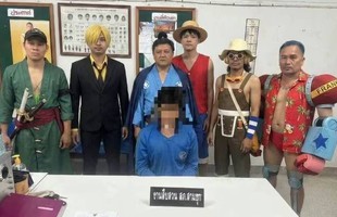 Khi cảnh sát là fan One Piece: Tội phạm khóc thét vì bị băng Mũ Rơm và dàn công chúa Disney vây bắt