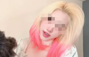 Quay video với thú cưng, hot girl bất ngờ gặp sự cố nhạy cảm