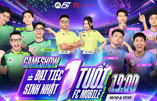 Gameshow sinh nhật 1 tuổi FC Mobile, quy tụ dàn creator khủng và bữa tiệc giải trí đặc biệt