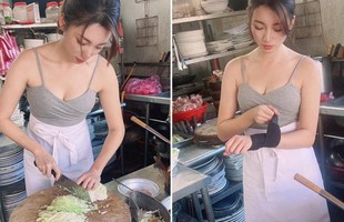 Nổi lên nhờ clip rang cơm, cô gái khiến khách kéo đến đông nghịt, quán phải cho nghỉ sớm