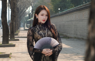 "Chốt hạ" cuối năm bằng bộ ảnh áo dài, MC Linh Nắng khiến triệu anh em game thủ mê mệt