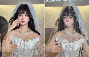 Hóa thành búp bê, hot girl xinh đẹp hút cả triệu view, khiến người xem ngỡ ngàng vi nhan sắc "đỉnh chóp"