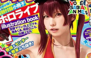 Ngắm nhìn "nữ hoàng" Enako hóa thân thành Houshou Marine trên bìa tạp chí danh tiếng