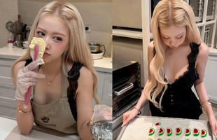 Nàng thơ vào bếp, Rosé Việt Nam khiến netizen "tan chảy" vì quá ngọt ngào!