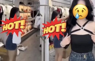 CĐM "đứng hình" khoảnh khắc hớ hênh của hot TikToker ngay trên sóng livestream bán hàng, chỉ là tai nạn nghề nghiệp!