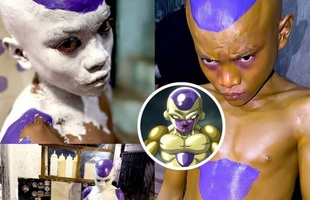 Cười ra nước mắt với màn cosplay Frieza bằng... sơn tường gây bão MXH