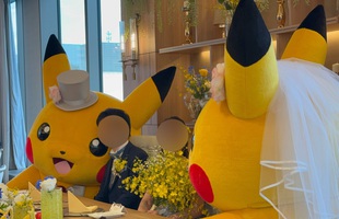 Cặp đôi Nhật Bản gây sốt với đám cưới phong cách Pokémon "độc nhất vô nhị"