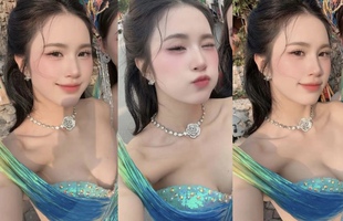 Hot girl tiên cá tại Carnaval Hạ Long xinh đẹp, bùng nổ nhan sắc khiến anh em "điêu đứng"