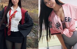 Cosplay Harry Potter, nàng hot girl nổi tiếng không ngờ, CĐM khẳng định "phù thủy chính hiệu"