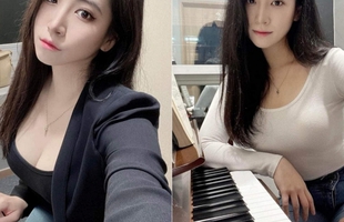 Dạy piano online, hot girl gợi cảm gây sốt vì ngoại hình quá nổi bật, CĐM đồng loạt đòi đăng ký học ngay