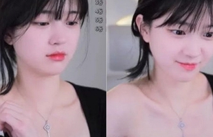 Tự chỉnh sửa trang phục trên sóng, nữ streamer "vô tình" cắt nhầm dây áo ngực, bị chỉ trích chiêu trò