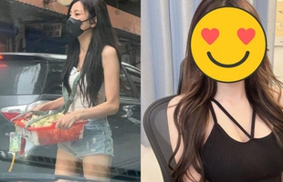 Mặc quần short bán hoa dạo, cô nàng đeo khẩu trang vẫn xinh như hot girl, dân mạng đổ xô tìm info rồi ngã ngửa trước nhan sắc
