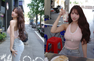 Nữ thần gợi cảm Yua Mikami gây sốt khi diện váy hở lưng thưởng thức sữa đậu nành