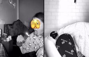 Rùng mình phạt PK trên livestream, nữ sinh 2k10 thản nhiên dùng lưỡi liếm nến đang cháy để trục lợi