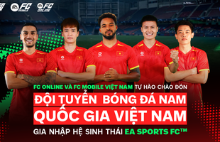 Đội tuyển Việt Nam chính thức xuất hiện trong FC Mobile Việt Nam