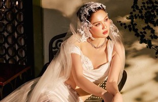 "Nữ hoàng nội y" Ngọc Trinh mặc váy cưới: "Cuối cùng mọi cố gắng rồi cũng được đền đáp"
