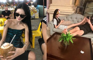 Hoảng hồn thân hình gầy trơ xương của ngọc nữ showbiz cưới phải chồng lông bông thất nghiệp