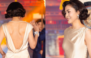 Clip hot nhất ngày Tăng Thanh Hà tái xuất, cú xoay lưng khoe xương cánh bướm đẹp cỡ này!