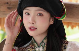 Bạch Lưu Dương "hóa" cô gái Thái khi du lịch Điện Biên, nhan sắc trong trẻo làm "tan chảy" cộng đồng mạng