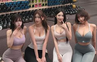 Dàn gái xinh "rủ nhau đi gym", visual ngút ngàn chiếm trọn spotlight phòng tập