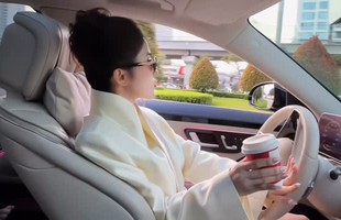 Vừa lái xe, vừa "sống ảo" quay video, hot girl bị CĐM chỉ trích nặng nề