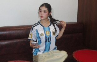 Diện áo Argentina đi tập gym, fan girl Argentina khiến ai cũng phải gật gù thích thú