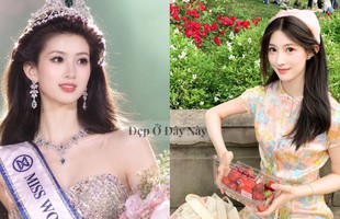 Tài sắc vẹn toàn như tân Hoa hậu Thế giới Trung Quốc: Nhan sắc cổ điển, style kín đáo, visual bừng sáng mọi khung hình