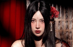 UNa To Uyen nhập vai "Yakuza", khiến người xem thích thú trước giao diện khác lạ