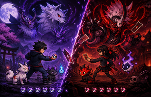 Xuất hiện tựa game mới lại gây sốt trên Steam, là sự kết hợp giữa Yu-Gi-Oh! và Pokémon