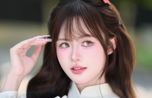 Gia nhập đường đua áo dài 2/9, hot girl khiến CĐM khen ngợi hết lời với bộ ảnh mới