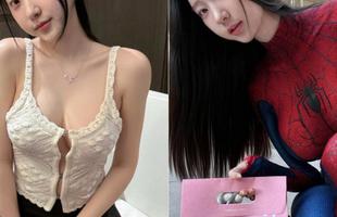 Tiếp tục đu trend người Nhện, hot girl gợi cảm bậc nhất làng game tiếp tục khiến fan "nức lòng", khoe đường cong hoàn hảo
