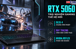 RTX 5060 trên laptop Acer: Khi gaming 2K và tần số quét cao dễ tiếp cận hơn
