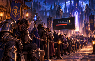 Tựa game bom tấn này vừa mở cửa đã vỡ trận, game thủ xếp hàng cả tiếng, vào được game lại gặp tình cảnh khó đỡ