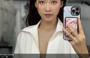 Khả Ngân tung ảnh hờ hững, phấn khích nhờ cộng đồng mạng chấm điểm về giao diện mới “cook”