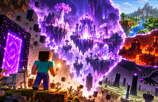 Sau hơn 14 năm, Minecraft bất ngờ bổ sung chiều không gian hoàn toàn mới, cộng đồng game thủ lập tức phát sốt