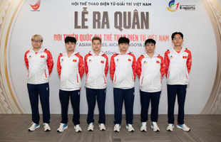 Toàn cảnh Lễ ra quân ASIAD 2026: Dấu ấn “Chớp Cam” trong màu áo Đội tuyển Quốc gia Thể thao điện tử Việt Nam