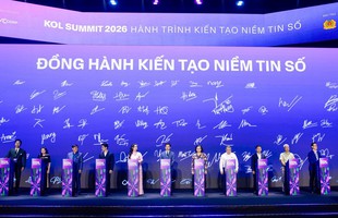 KOL Summit 2026: 34 CLB Niềm tin số và 1.500 khách mời ký cam kết đồng hành kiến tạo niềm tin số