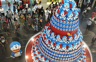 Xuất hiện cây thông Doraemon cực lạ tại Đông Nam Á