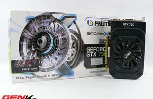 Đánh giá chi tiết card đồ họa Palit GTX 750 StormX