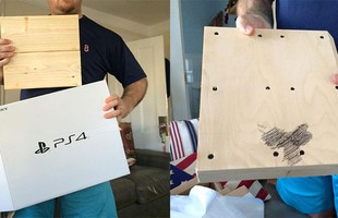 Mua máy PS4 gần 7 triệu nhận được... cục gỗ