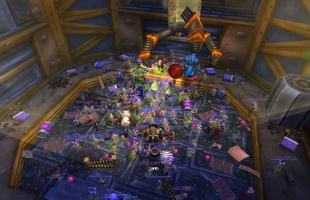 Choáng với 2500 game thủ rủ nhau diễu hành làm sập cả server