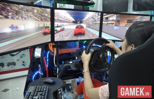 Chơi thử Thrustmaster T500RS - Vô lăng chơi game siêu đắt tại Việt Nam