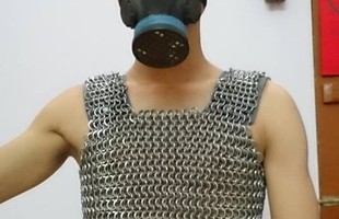 Độc đáo game thủ Việt tự làm giáp sắt thời Trung cổ