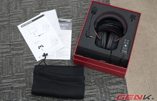 Mở hộp HyperX Cloud II, tai nghe gaming tích hợp soundcard 7.1