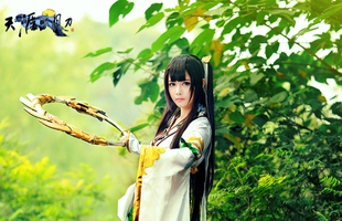 Thiếu nữ xinh đẹp trong cosplay Thiên Nhai Minh Nguyệt Đao