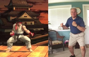 Chiều con, ông bố hoá thân thành hàng loạt nhân vật game