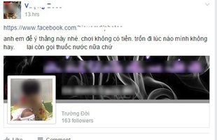 Thanh niên quỵt tiền quán net bị rêu facebook khắp nơi
